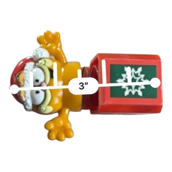 Extremely Rare Garfield Spring Box Jack In The Box Ornament Enesco 1978-1981 - Picture 7 of 8